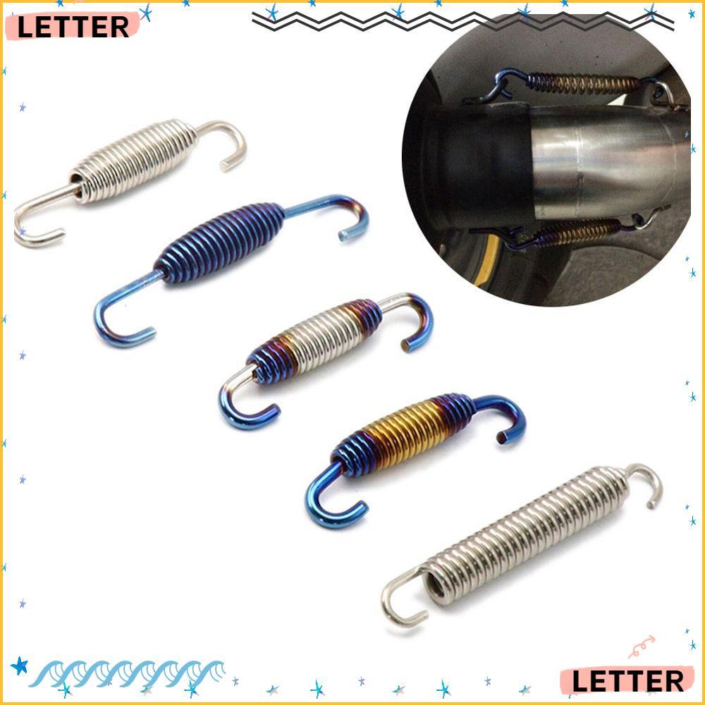 Mola De Motocicleta Carta , Molas De Tubo De Escape De Ganchos Duplos De Aço Inoxidável , Silenciadores De Titânio