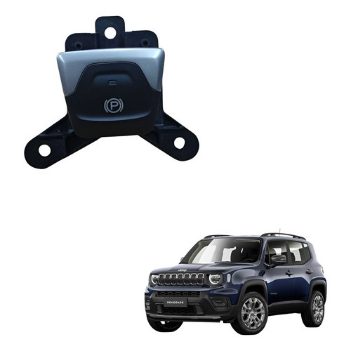 Botão Elétrico Freio Mão Jeep Renegade 2023 A 2024
