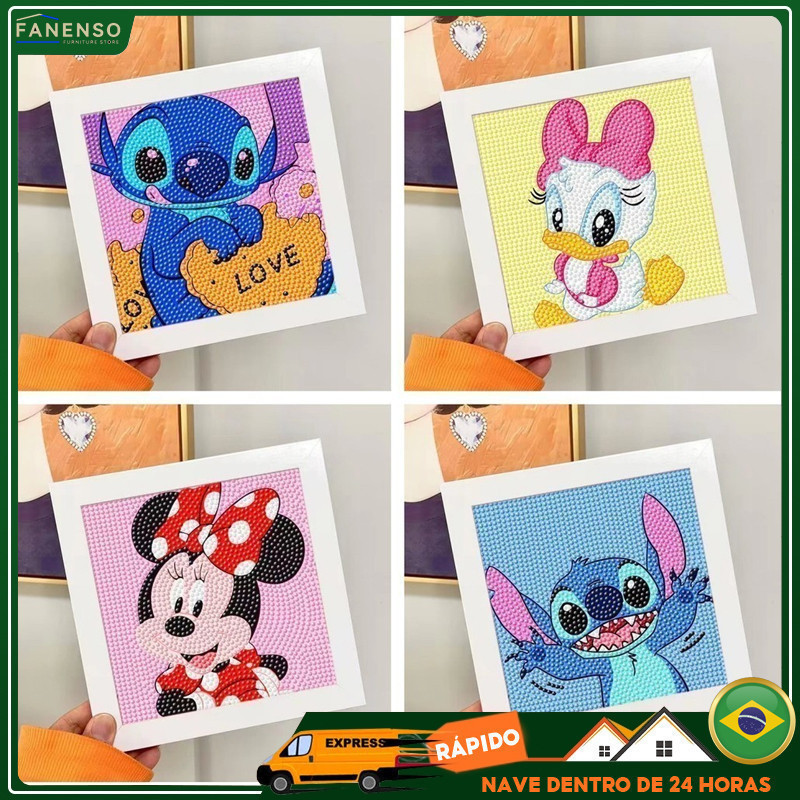 Novo kit de pintura com diamantes para crianças, brinquedo educativo e presente. em Oferta na Shopee