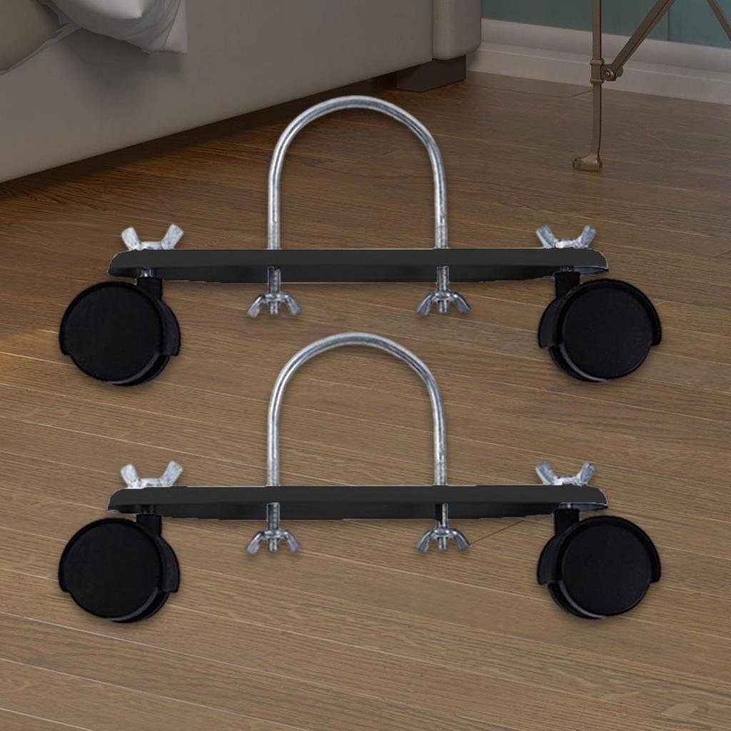 [reyalxaxg] 1 Par De Suporte Para Aquecedor Elétrico , Rolamento De Óleo , De Rodízio , Base De Metal Apartamento De Esc