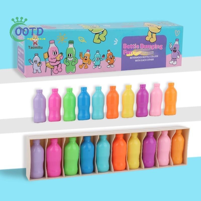 Moda Hoje 1 Conjunto Guess The Bottle Game Puzzle Brinquedo De Classificação Colorida Para Crianças Jogos De Treinamento