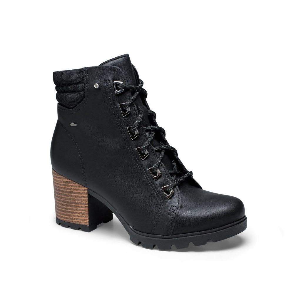 Bota Coturno Cano Curto Salto Bloco Feminina Dakota G5831