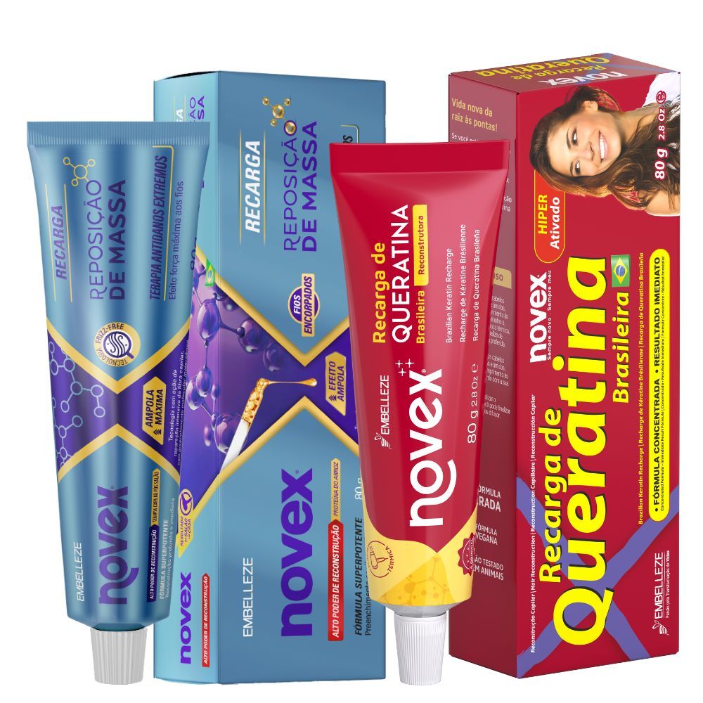Kit Novex Recarga Salva Muito em Oferta na Shopee