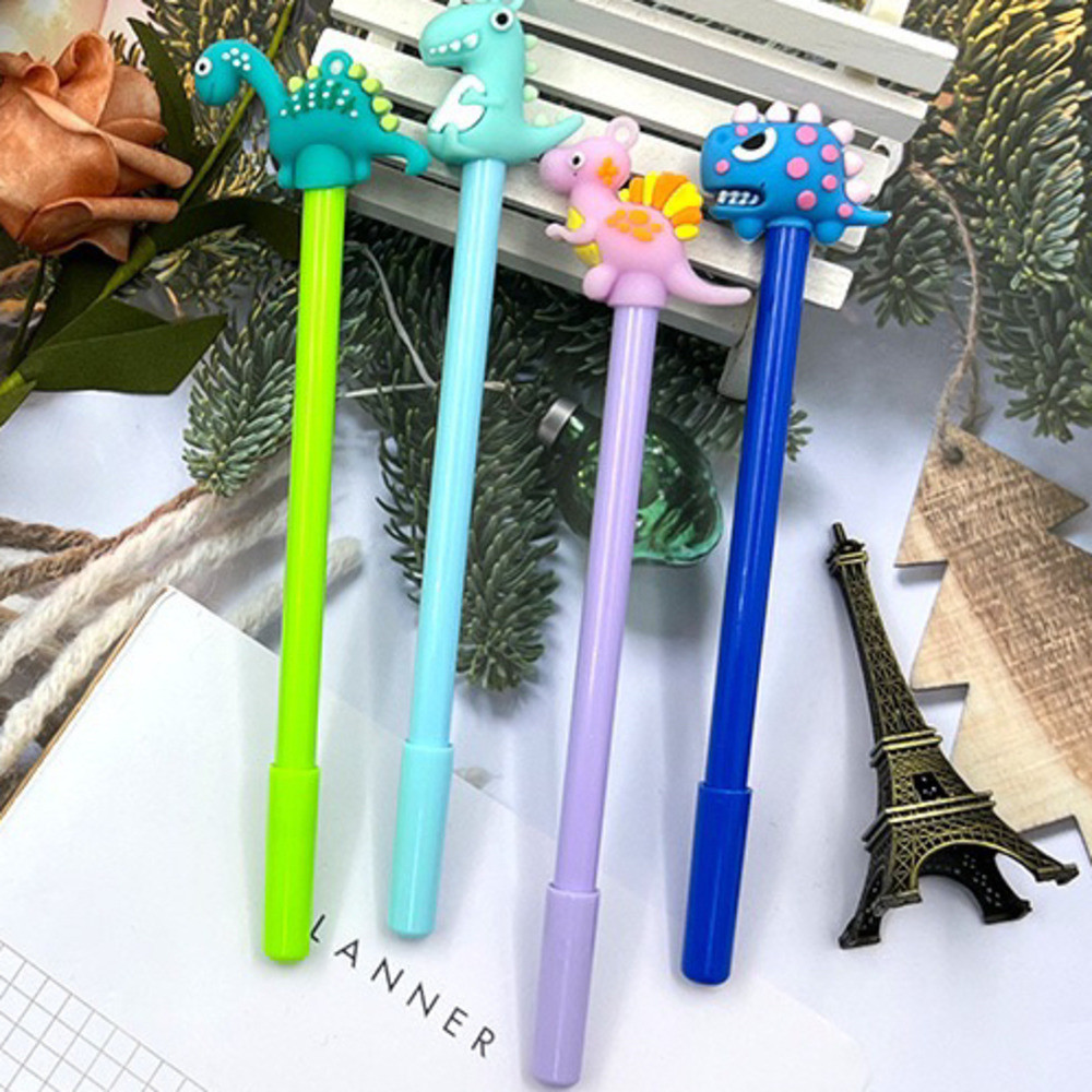 1/2/4/6 Unidades Lapis Infinito Canetas Dinossauro Manchado Criativo Escreve Plavras Ponta Fina Fofos em Oferta na Shopee