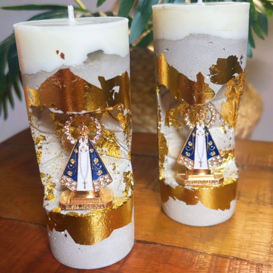 Vela Oratório - Nossa Senhora Aparecida Dourada