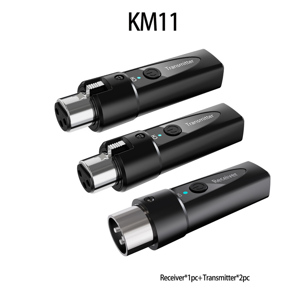 Sistema De Microfone Dinâmico Sem Fio De 2.4 Ghz Receptor Transmissor XLR Para Mixer De Áudio PA Guitarra