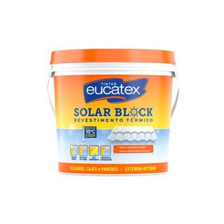 Tinta Revestimento Térmico 16kg - EUCATEX SOLAR BLOCK em Oferta na Shopee