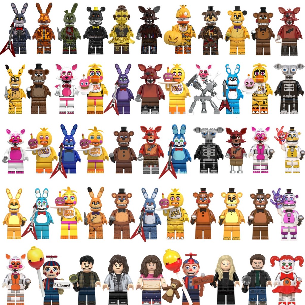 V1004 V1005 WM6074 WM6097 WM6170 WM6173 Series Action Figures Bloco De Construção Coleção Brinquedos Para Criança