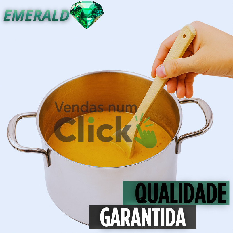 Colher Colheres de Cozinha em Bambu Resistente, Leve e Ecológica Multifuncional Premium Utilidades