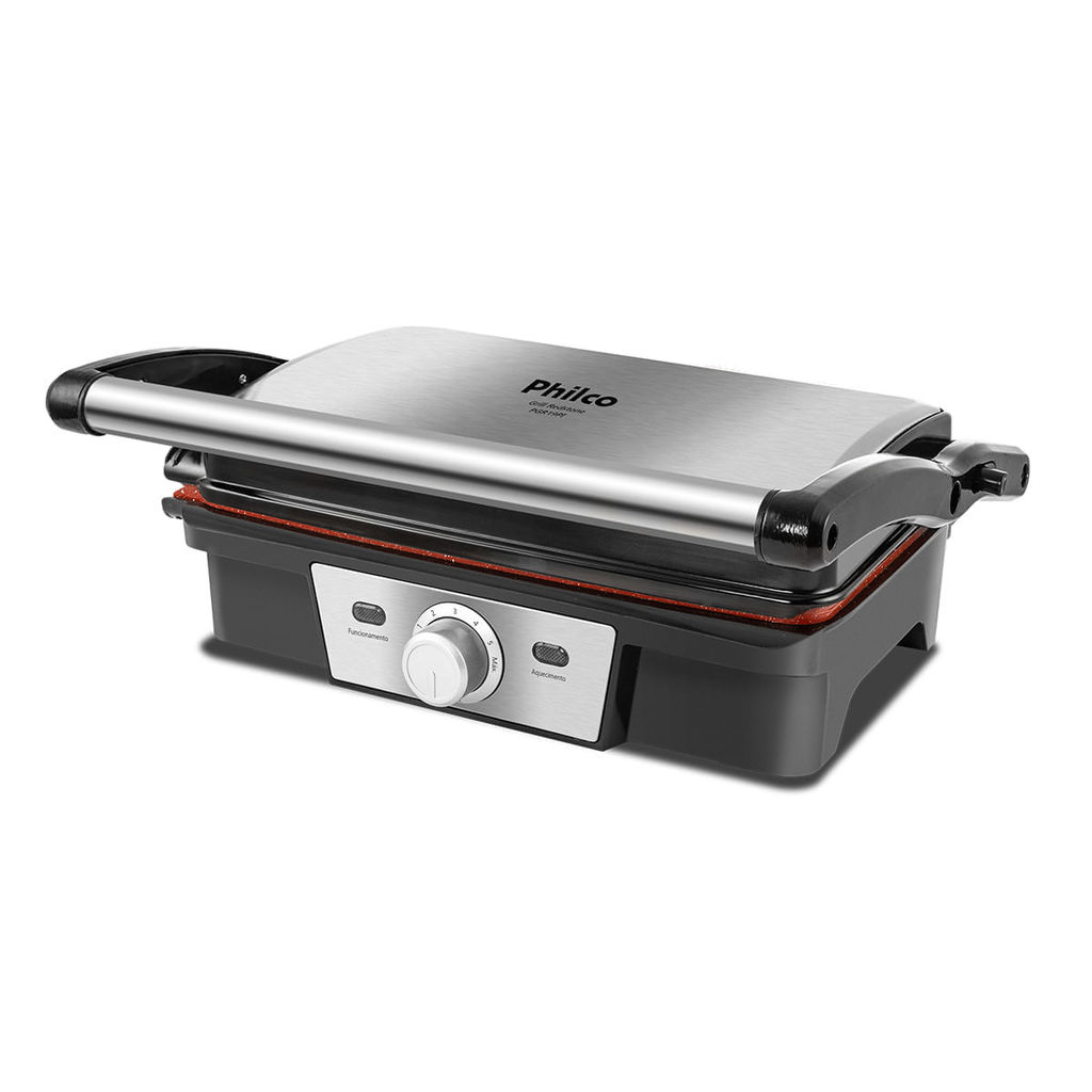 Grill Philco PGR19PI Revestimento Redstone 7 temperaturas em Oferta na Shopee