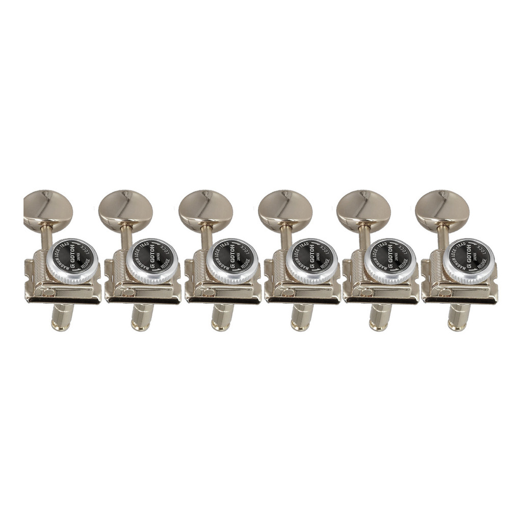 Tarraxa Gotoh P/guitarra 6 Em Linha Niquel Sd9105mgt C/trava