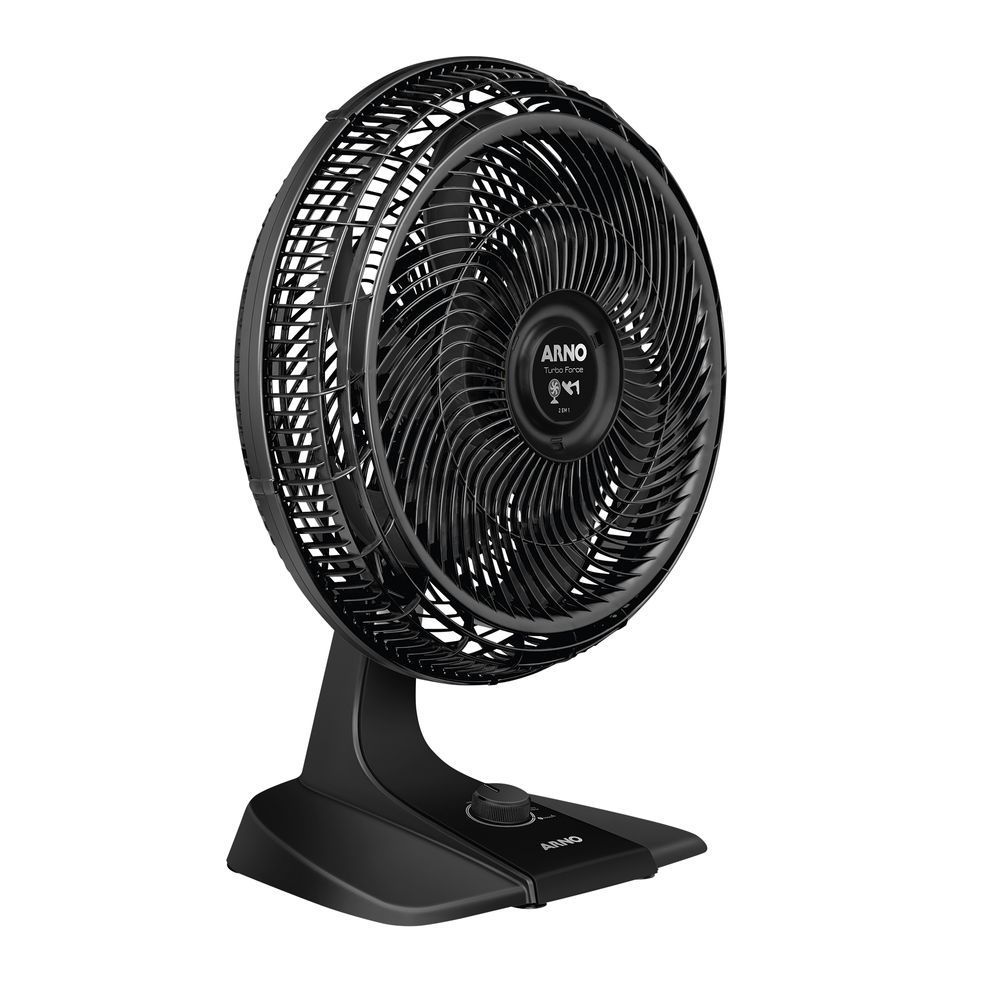 Ventilador de mesa 2 em 1 Arno 40cm VF42 Turbo Force Preto 220v em Oferta na Shopee