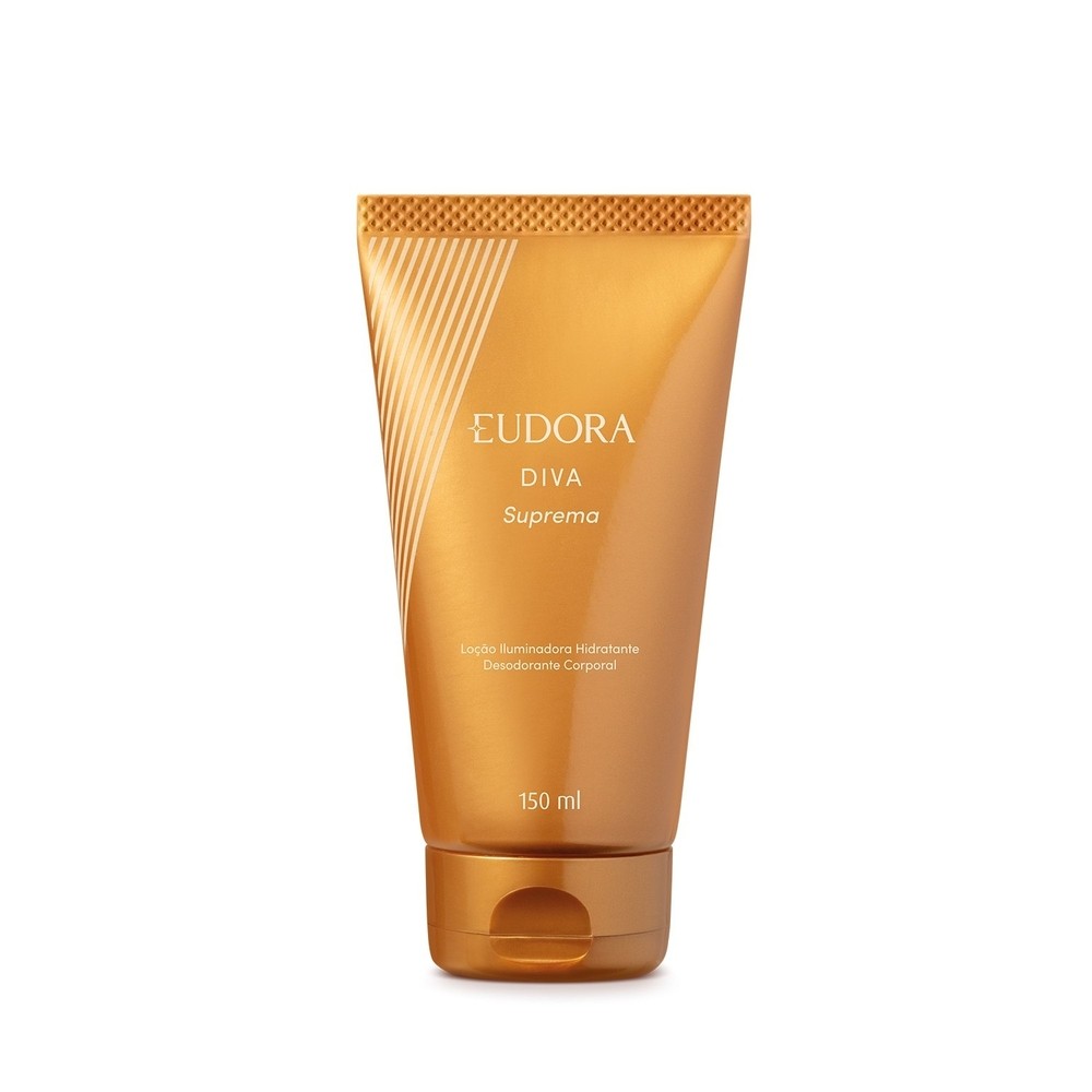 Eudora Diva Suprema Loção Iluminadora Hidratante Desodorante Colônia Corporal 150ml