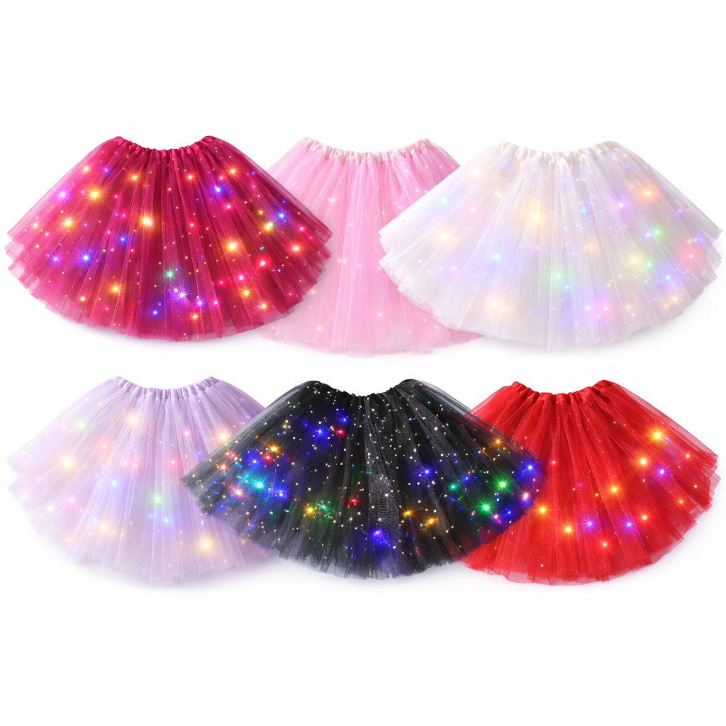 Saia de Tule Led Infantil e Adulta 30/40cm – Fantasia LED Festa Carnaval em Oferta na Shopee