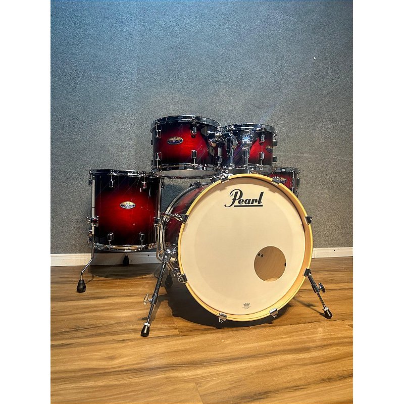 Bateria Pearl Decade Maple Gloss Deep Red Burst 20" 10" 12" 14" + Caixa 14x5,5"