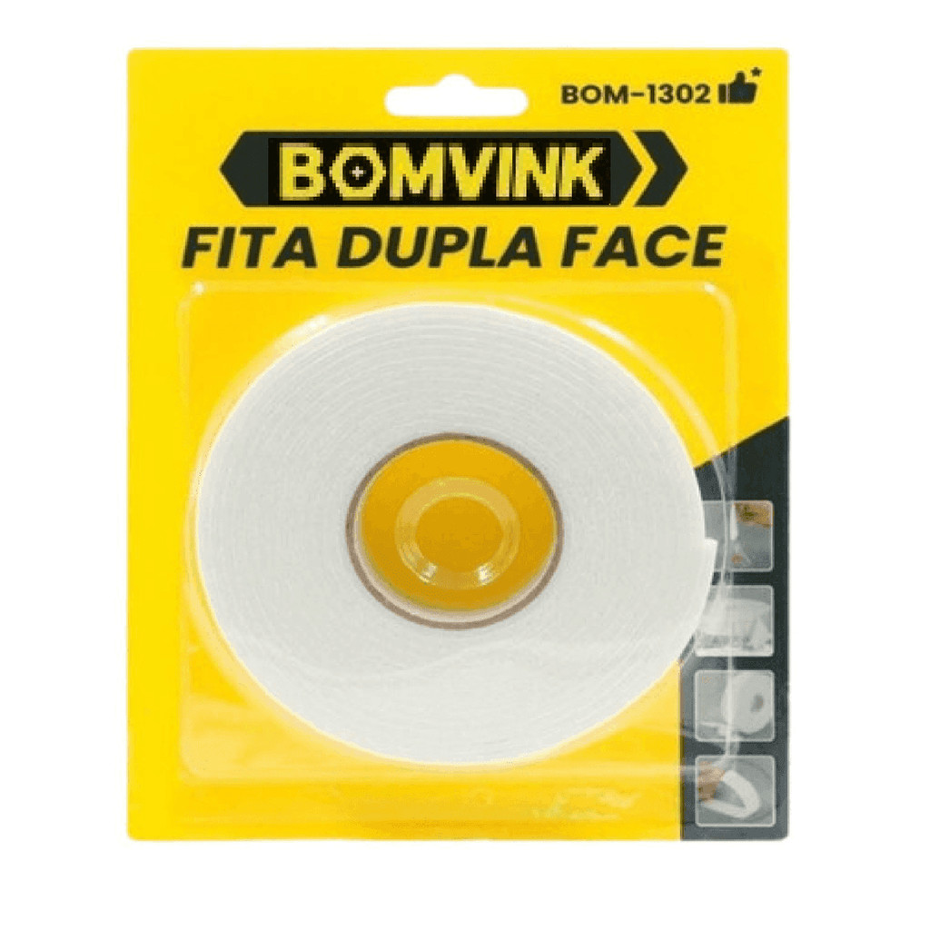 Fita Dupla Face Forte Profissional  1.7CM X 0.2CM X 2.8M 4.8CM X 18M Industrial em Oferta na Shopee