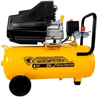 Compressor Port. LUB 8,6 PES 2,0HP 25L EVALD TRACTOR COMPBRASIL em Oferta na Shopee