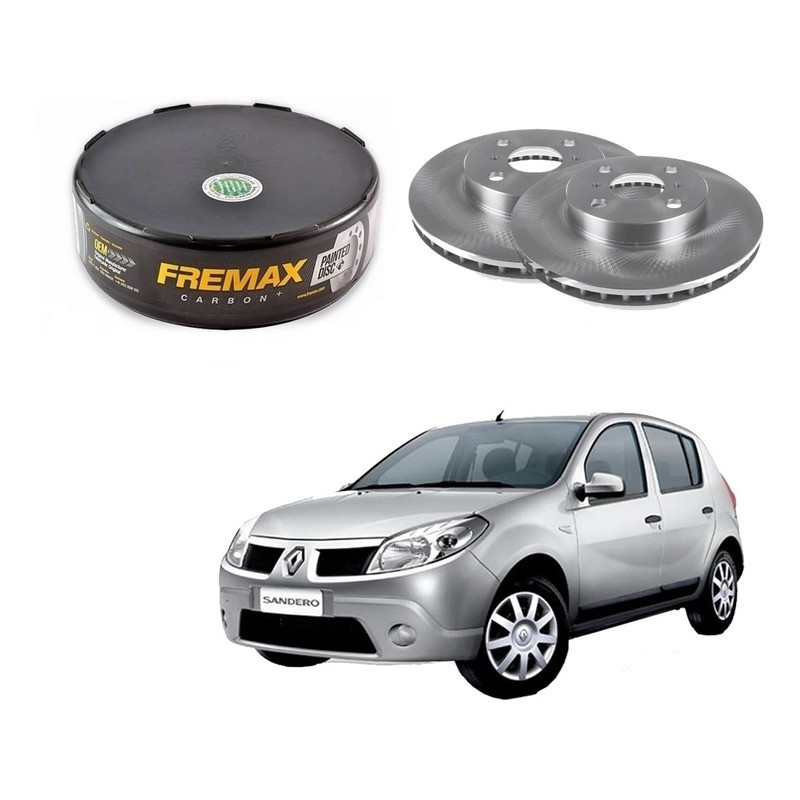 Disco Freio Dianteiro Sandero 1.6 16v 2008 A 2014