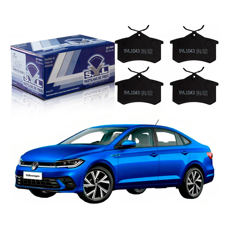 Pastilha Freio Traseiro Virtus 1.0 Tsi 2023 A 2024