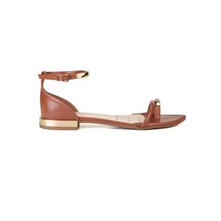 Sandália Bebecê Rasteira Moderna com Enfeites Minimalistas em Oferta na Shopee