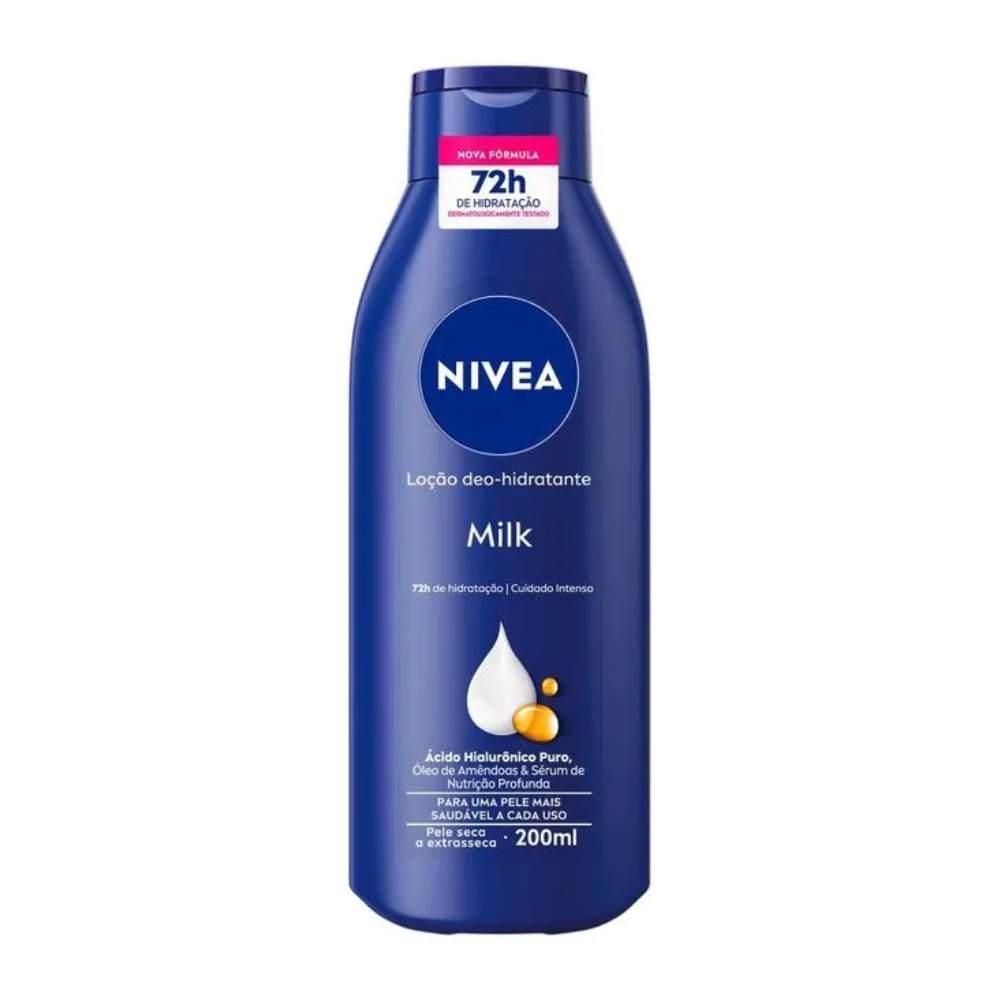 Loção Deo-Hidratante Pele Seca A Extrasseca Nivea Milk 200Ml em Oferta na Shopee