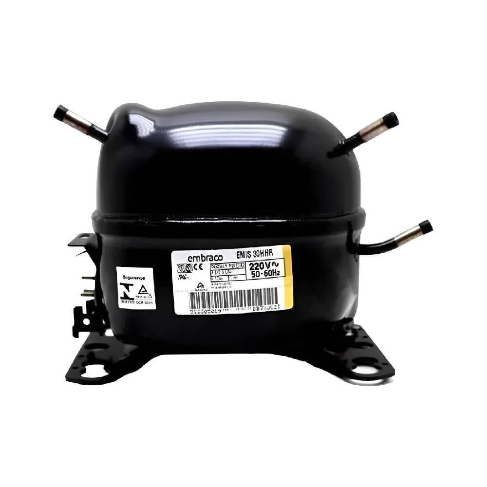 Compressor Embraco 1/10 HP R134 EMIS30HHR sem Resfriamento - 220V em Oferta na Shopee