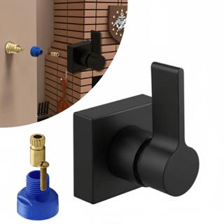 Kit Acabamento Para Registro de Chuveiro 100% Metal Preto c/ Conversor Compatível com Docol e Deca em Oferta na Shopee