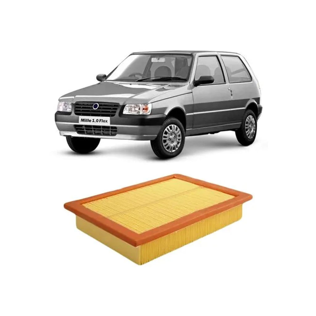 Filtro de Ar do Motor Uno Fiorino 1984 até 2013 Premio Elba 1985 até 1996 em Oferta na Shopee