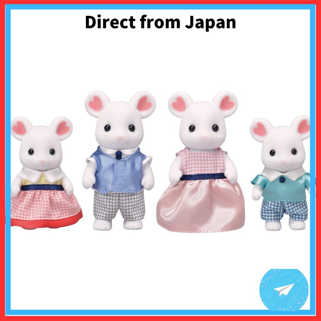 Casa de bonecas Sylvanian Families [Família de Ratos Marshmallow] FS-33, brinquedo certificado ST Mark para crianças a  em Oferta na Shopee