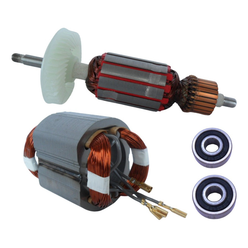 1800 GWS7-125 Bosch Esmerilhadeira Induzido Rotor 220V Bobina Estator 220V Rolamentos