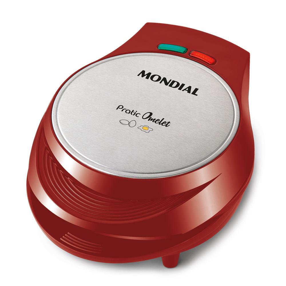 Omeleteira Elétrica Mondial Pratic Omelet-Red OM-03 em Oferta na Shopee