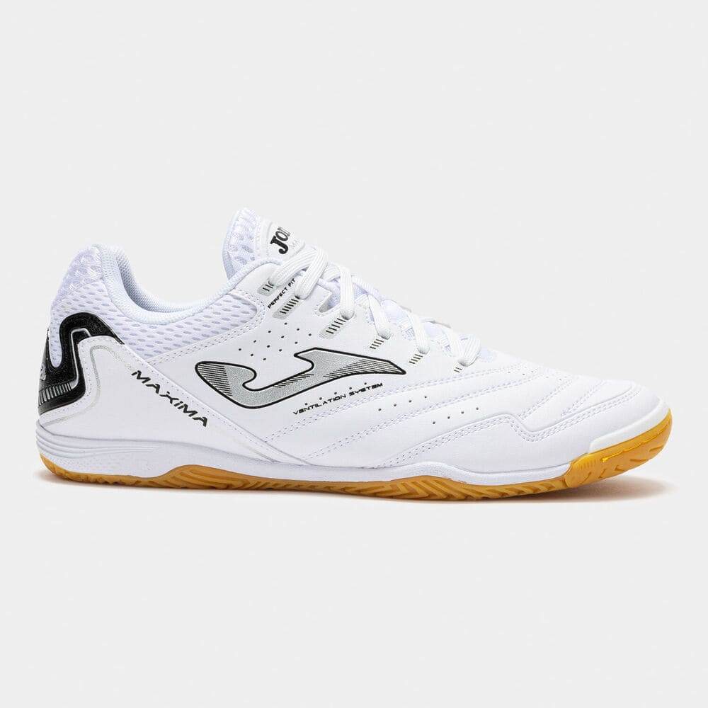 Chuteira Joma Futsal Maxima Branco/Preto em Oferta na Shopee
