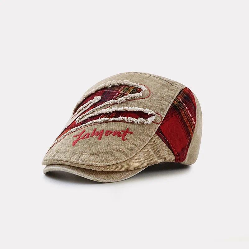 Boné de ganga infantil estilo Ivy para meninos e meninas, boné de jornaleiro, boina feminina, boné masculino de tamanho