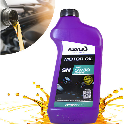 Óleo Motor Radnaq Sae 5w30 Api Sn Sintético 1 Litro em Oferta na Shopee