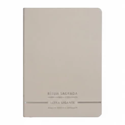 Bíblia Sagrada | Letra Gigante | ARC | C/ Harpa e Corinhos | Capa Premium Luxo Minimalista Branca