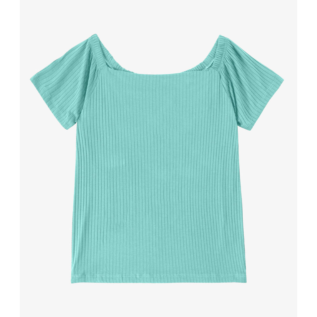 Blusa Feminina Canelada Infinita Cor Verde