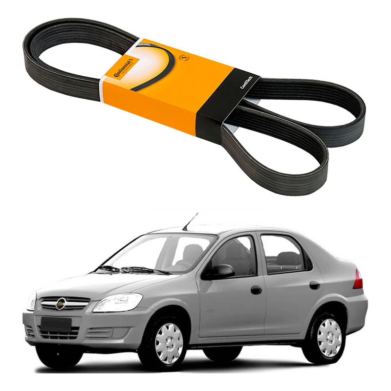 Correia Alternador Prisma 1.4 Com Ar 2007 A 2010