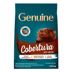 Gotas Chocolate Cobertura Fracionada Ao Leite Genuine 2,05kg - Cargill