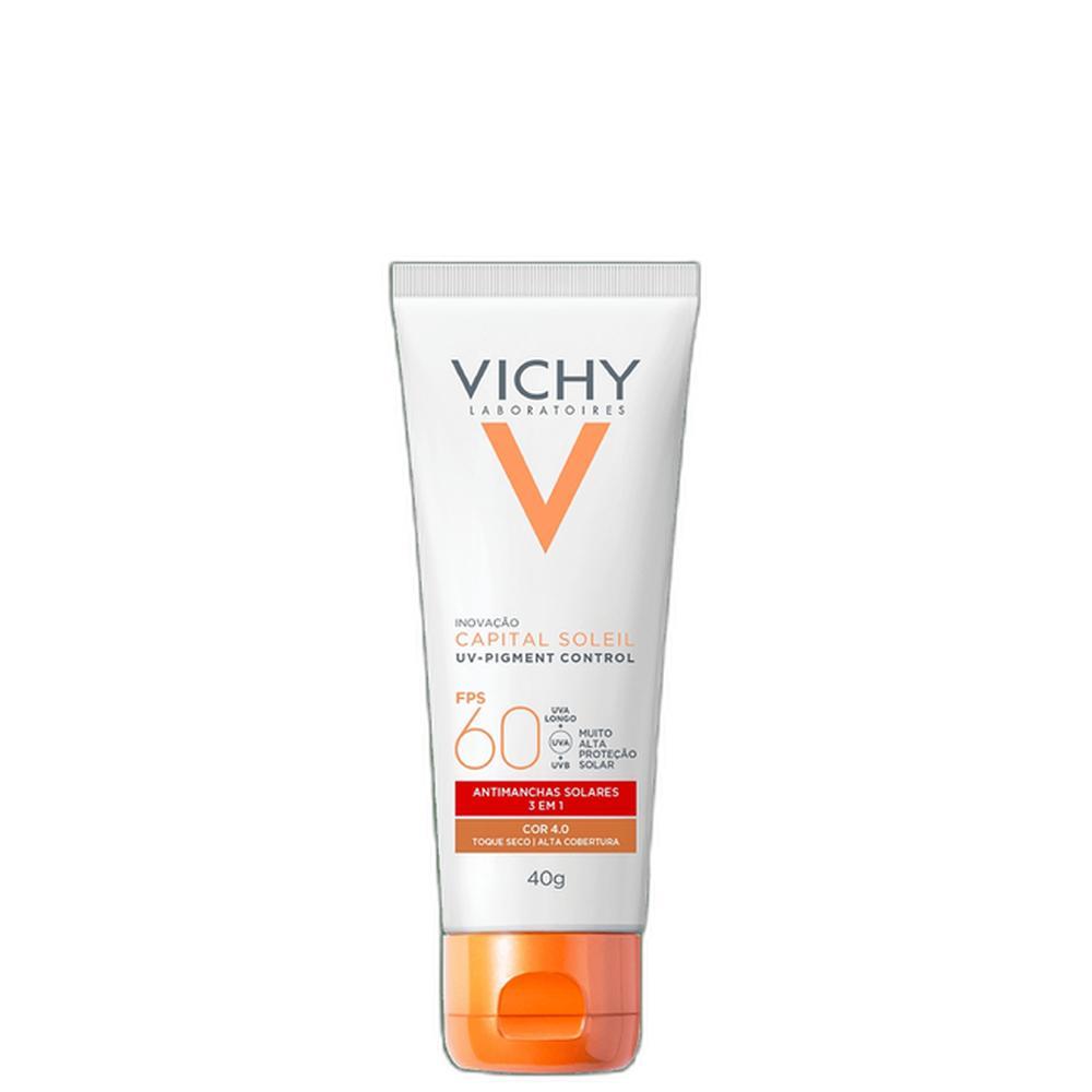 Vichy Capital Soleil FPS60 Cor 4.0 - Protetor Solar com Cor 40g