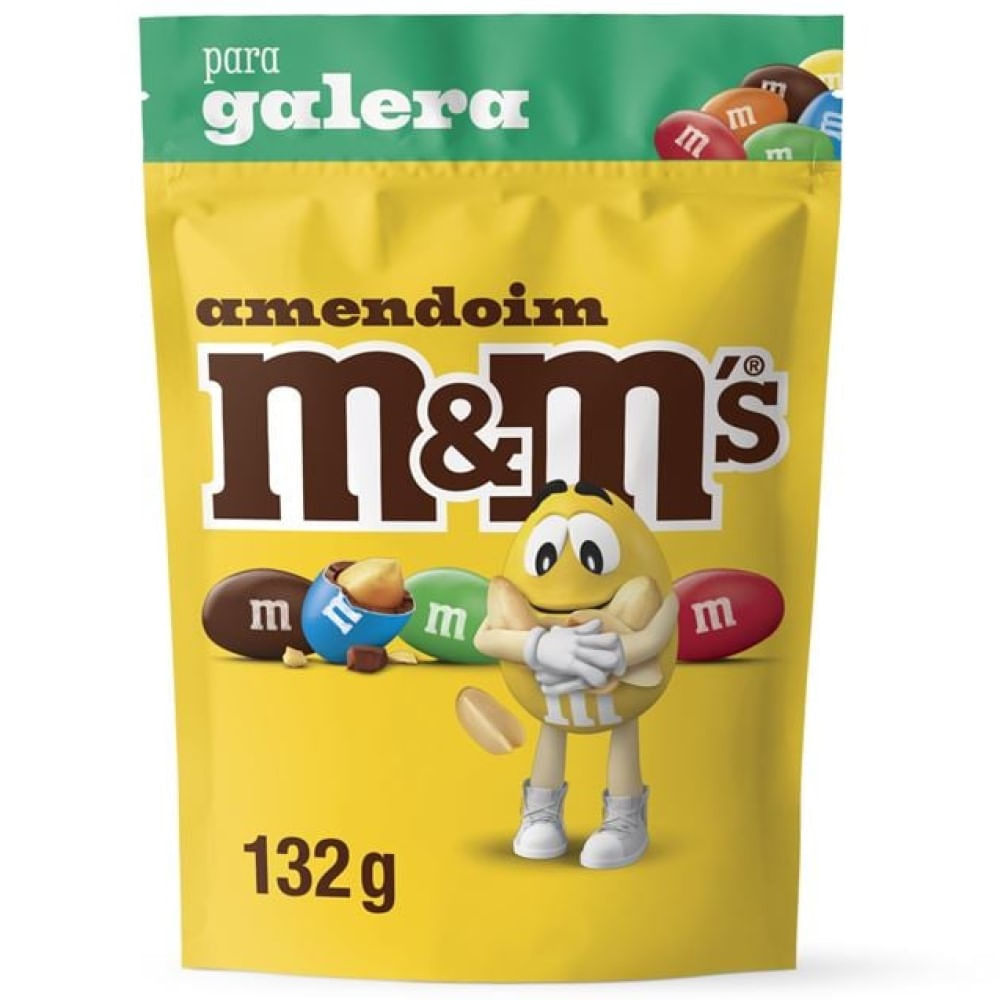 Chocolate M&M’s Amendoim 132g em Oferta na Shopee