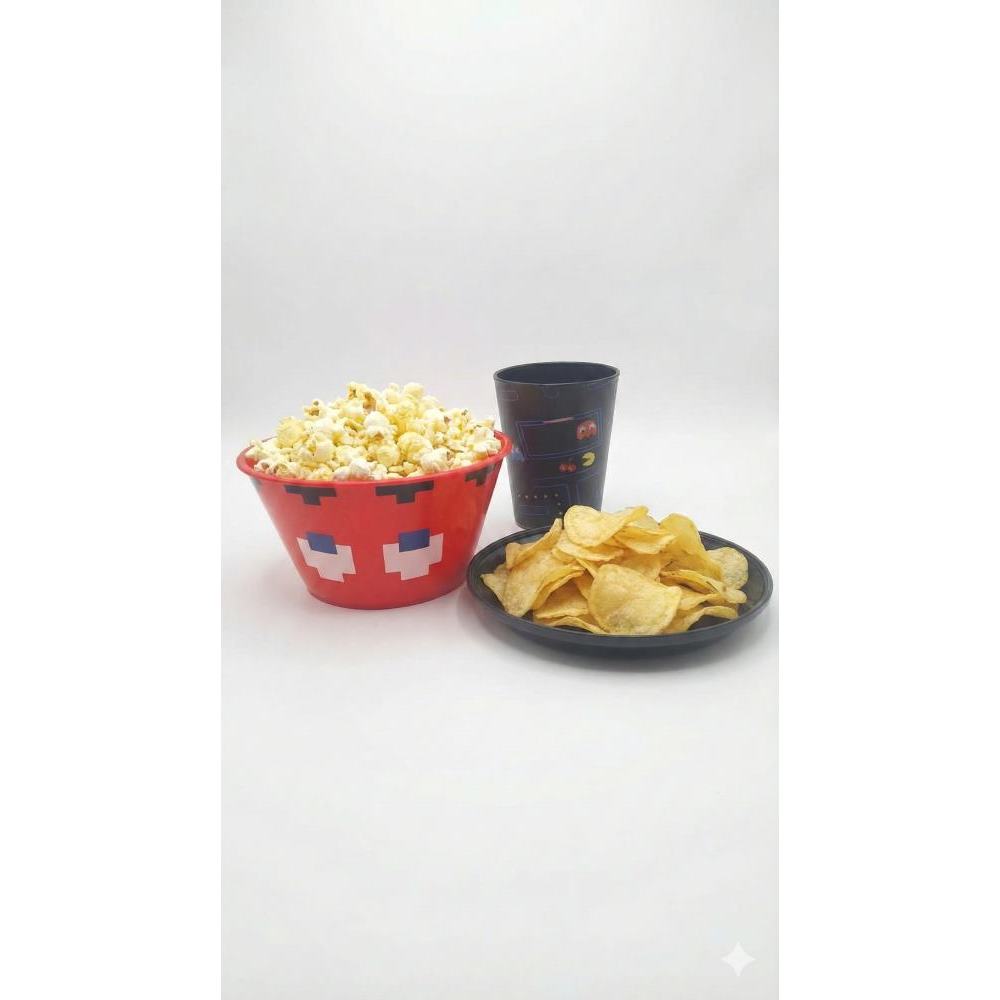 Kit Pipoca Snack Pac-Man Kathavento