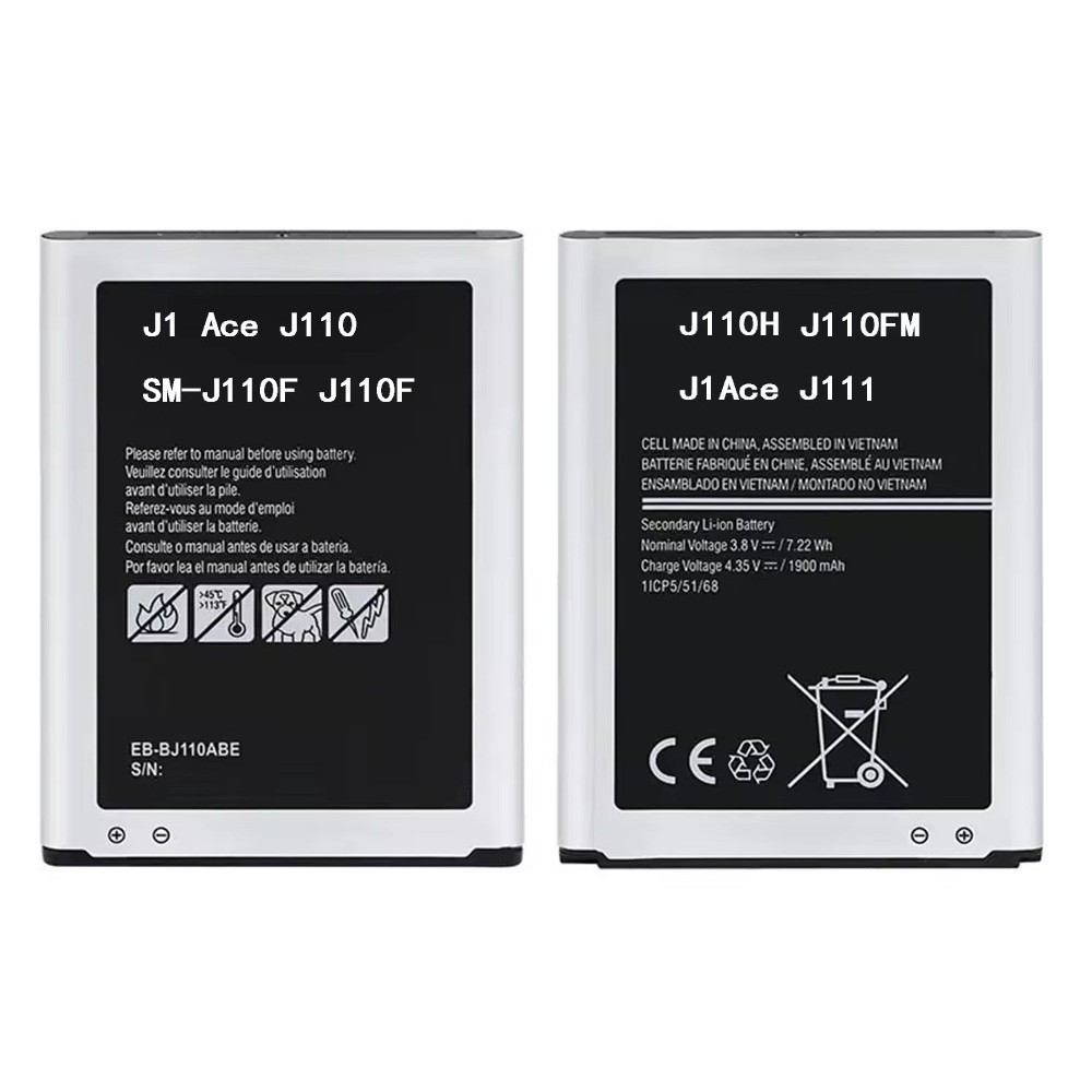 Bat Para Galaxy J1 Ace J110 1900mah Eb-bj110abe RD