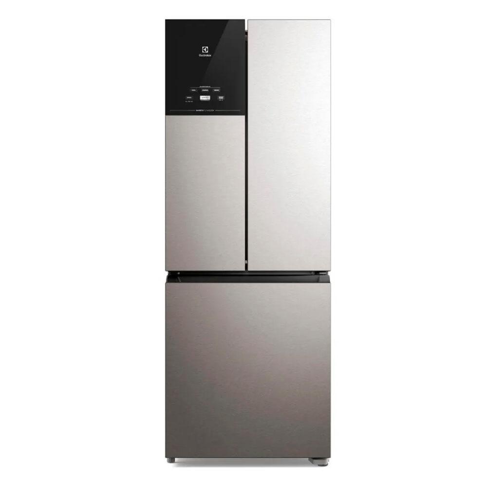 Geladeira Electrolux Frost Free Inverter IM7S, 480 Litros, Efficient AutoSense 3 Portas, Inox - 110 Volts