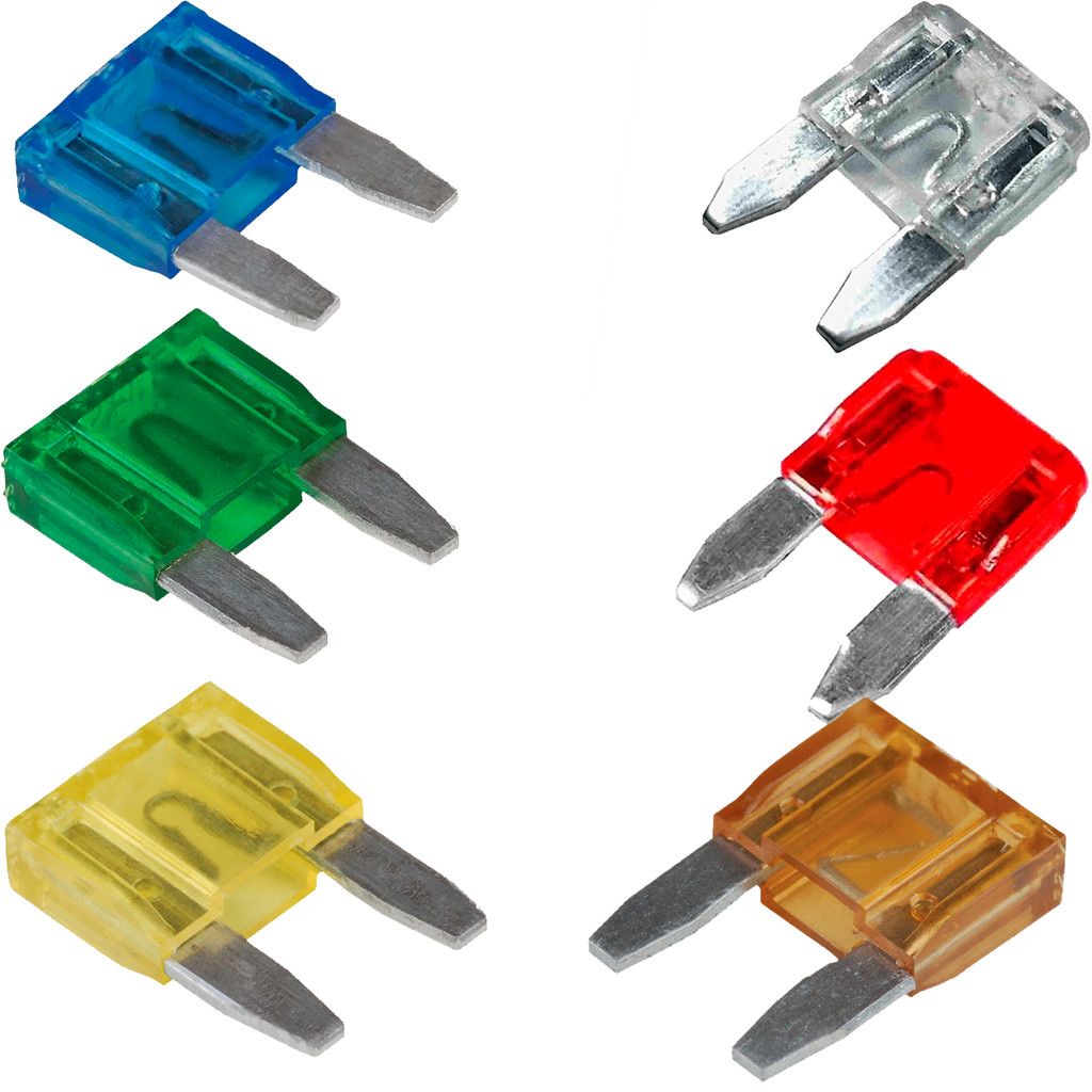 Fusível Mini Automotivo Hikari Pacote com 10 Unidades Proteção Elétrica Veicular Reposição