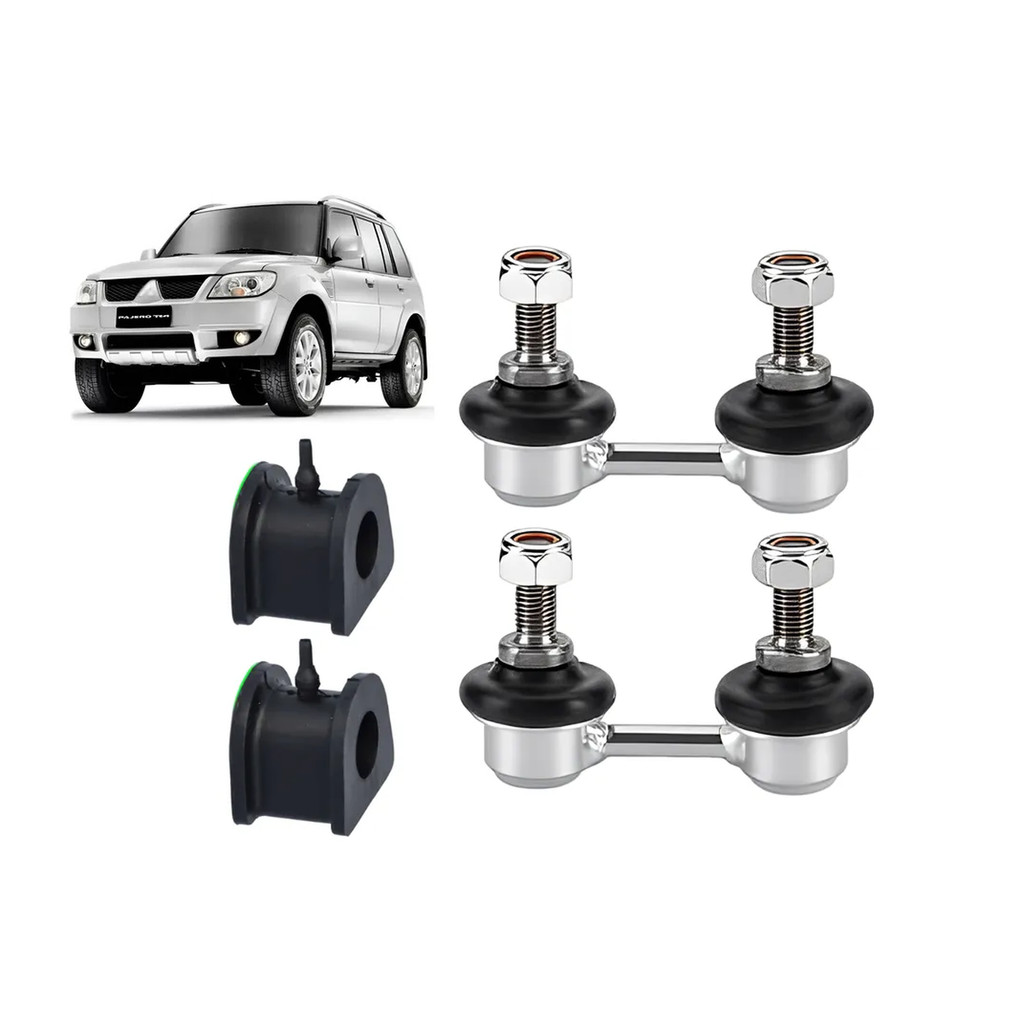 KIT BIELETA + BUCHA ESTABILIZADOR DIANTEIRO PAJERO IO / TR4