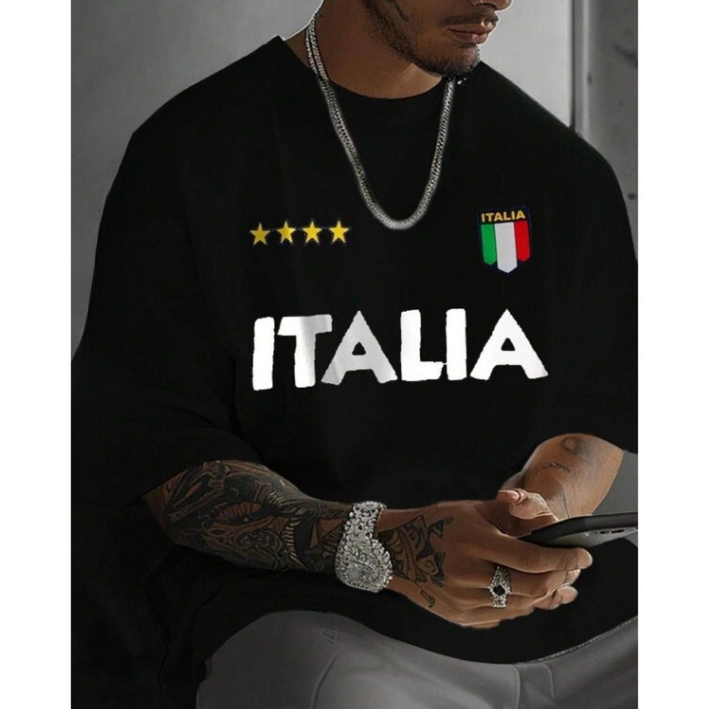 Camiseta Time Itália Seleção Bandeira Copa do Mundo 2026 100% Algodão Envio Rápido/Imediato Polar.clothing.store