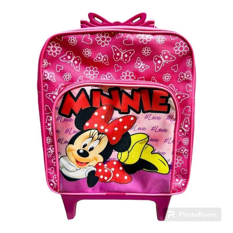 mochila escolar creche infantil de rodinhas minie em Oferta na Shopee