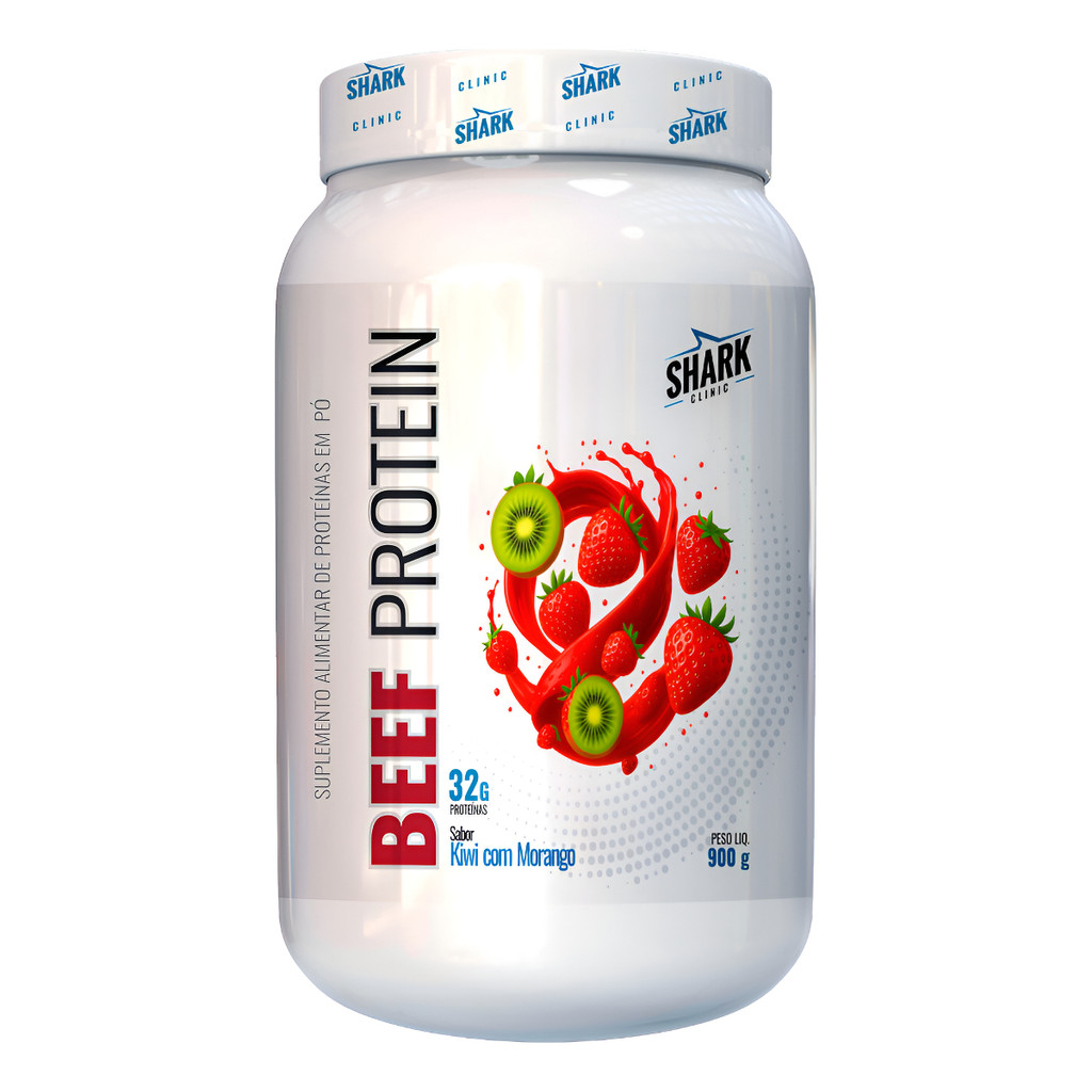 Whey Beef Protein Sabor Morango com Kiwi 900g