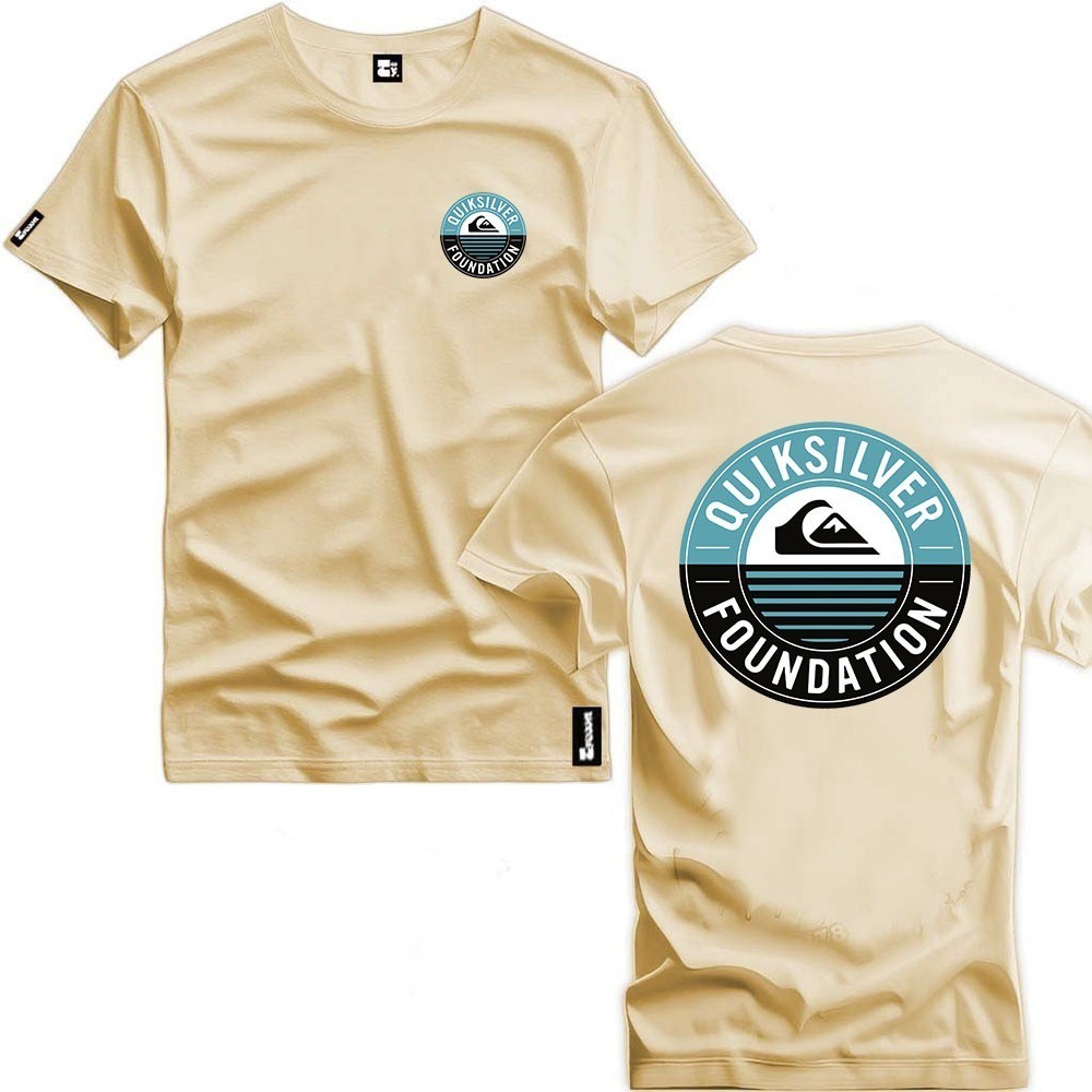 Camiseta Casual Steetweat Quiksilver Em Algodão Masculina Feminina Envio Imediato em Oferta na Shopee