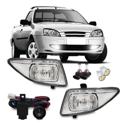 Kit Farol Milha Fiesta Courier 2000 2001 2002 2003 2004 2005 2006 2007 2008 2009 2010